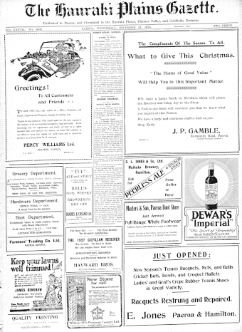 Issue page