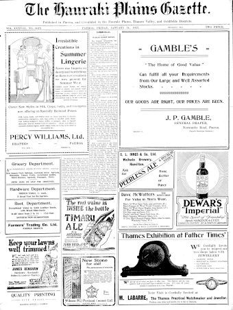 Issue page