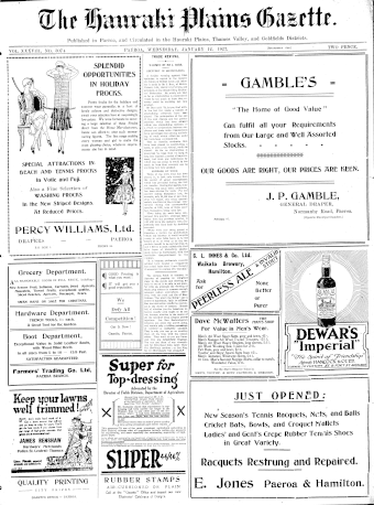 Issue page
