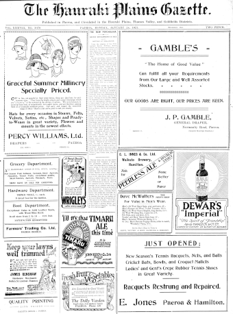 Issue page