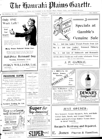 Issue page