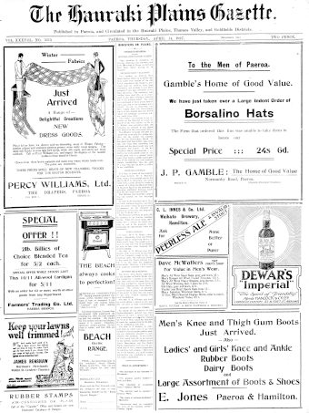 Issue page