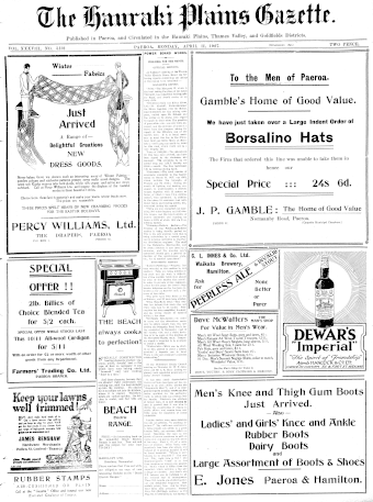 Issue page