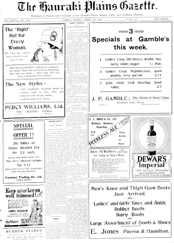 Issue page