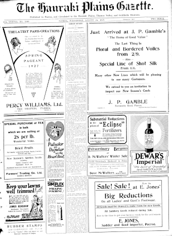 Issue page