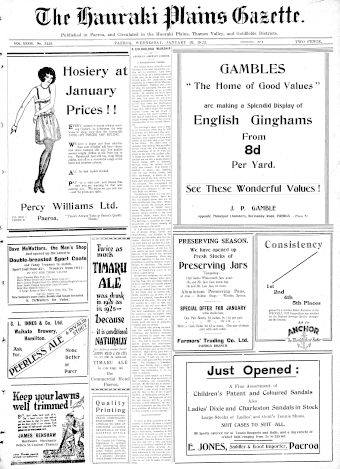 Issue page