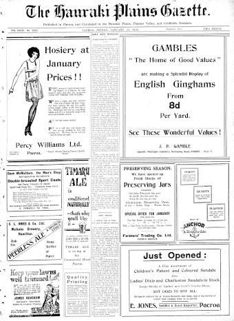Issue page