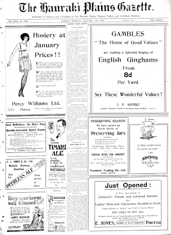 Issue page