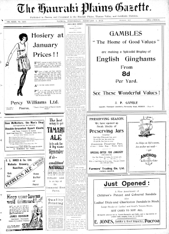 Issue page
