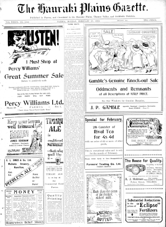Issue page