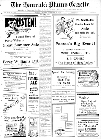 Issue page