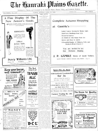 Issue page