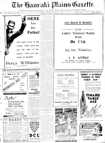 Issue page