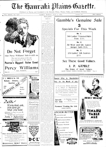 Issue page