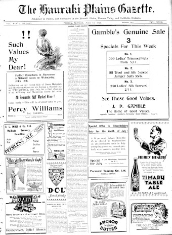 Issue page
