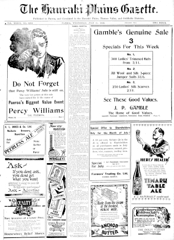 Issue page