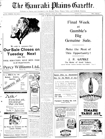 Issue page