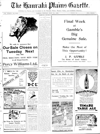 Issue page