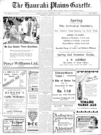Issue page