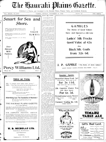 Issue page