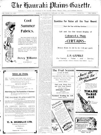 Issue page