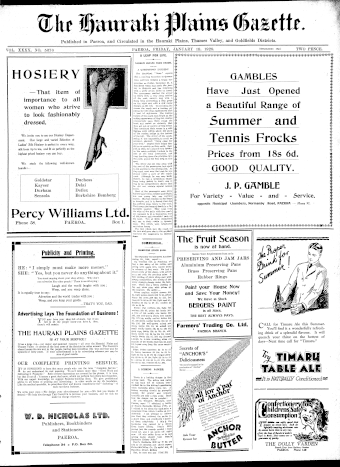Issue page