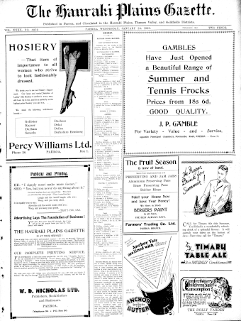 Issue page