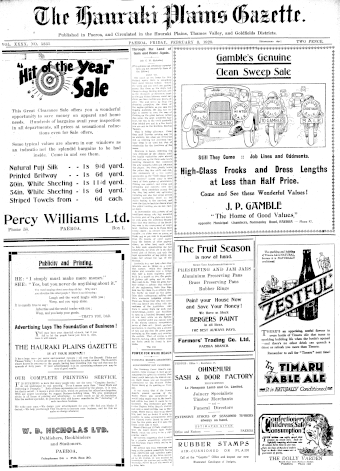 Issue page