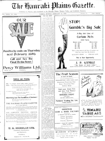 Issue page