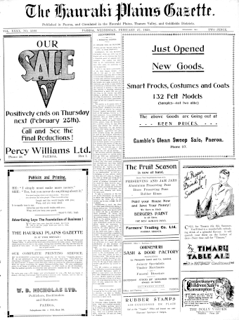 Issue page