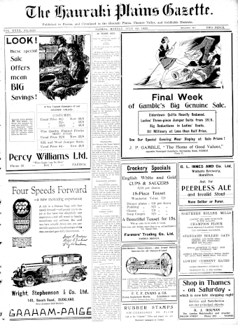 Issue page