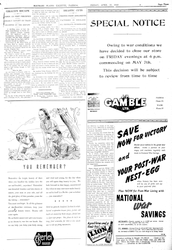 Issue page