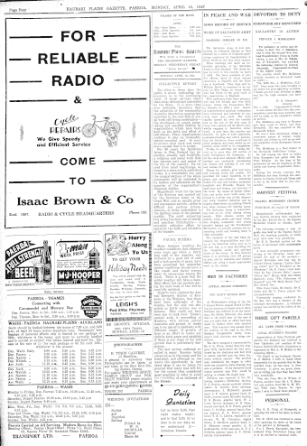 Issue page