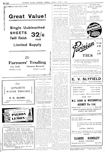 Issue page