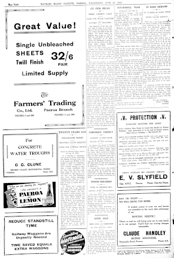 Issue page