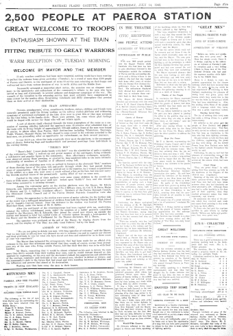 Issue page
