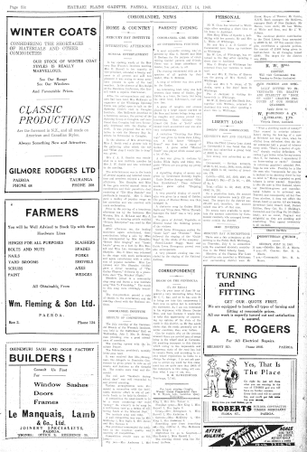 Issue page