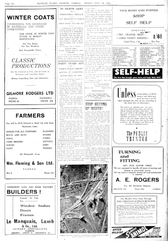 Issue page