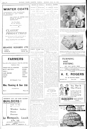 Issue page