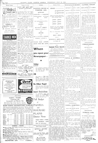 Issue page