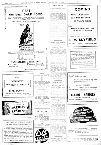 Issue page