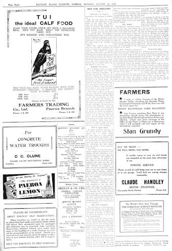 Issue page