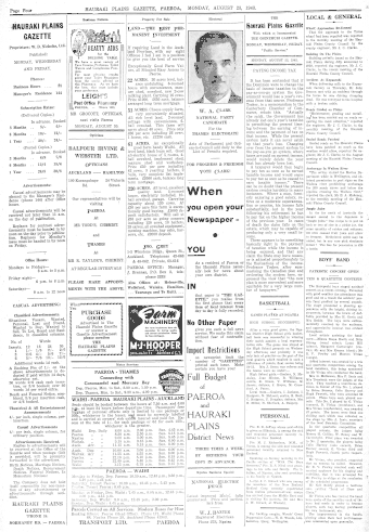 Issue page