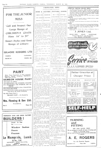 Issue page