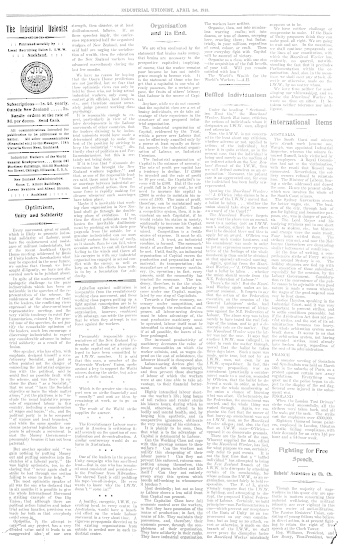 Issue page