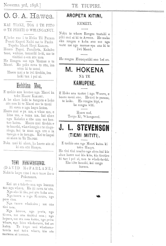 Issue page