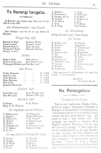 Issue page