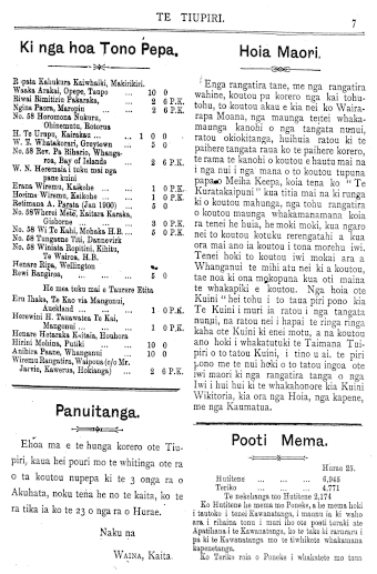 Issue page