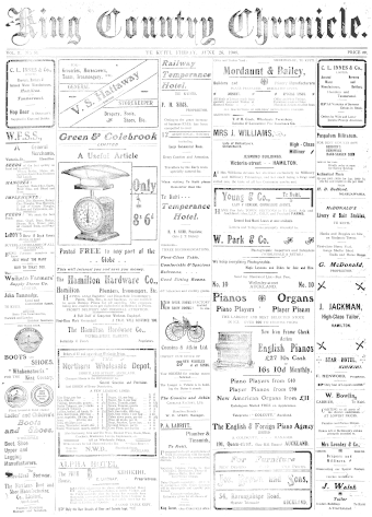 Issue page