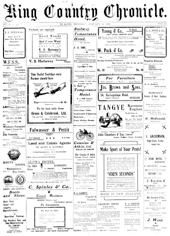 Issue page
